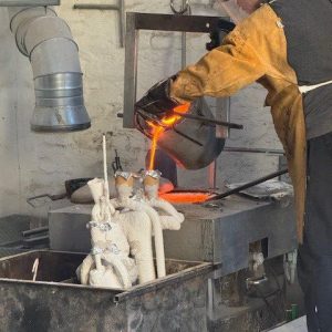 Bronzegussherstellung